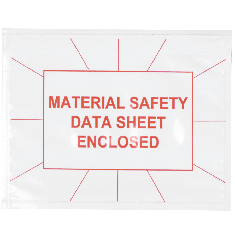 Full Face Material Safety Data Sheets Envelope