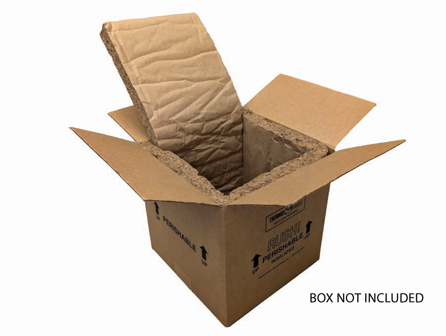 10" Cube, 1.5" Insulated Paper Liner #1810 (25/CS)
