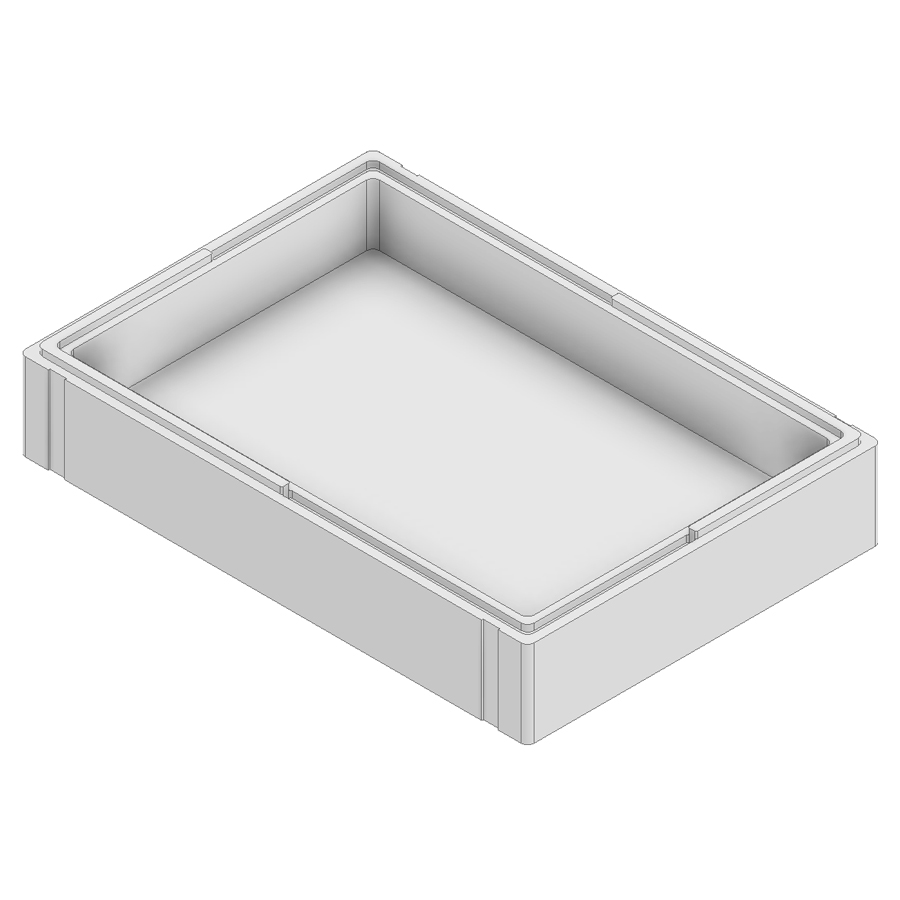 34 x 22 x 5" ID, GE84 SMLB Small Lid/Base