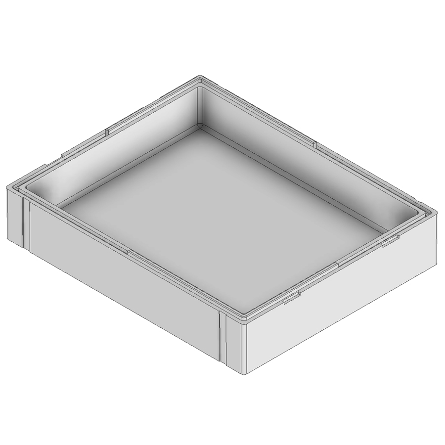 40¼ x 32 x 6¾" ID, GE92 SMLB Small Lid/Base