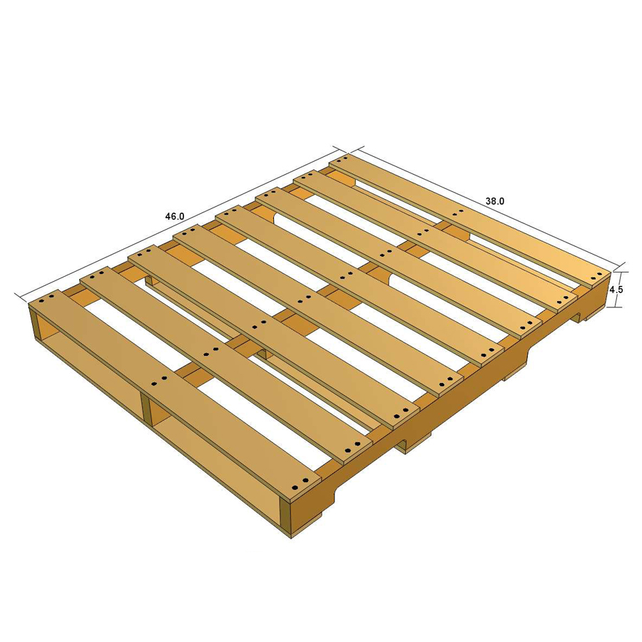 46 x 38 HEAT TREATED WOOD PALLETS, SHT 92