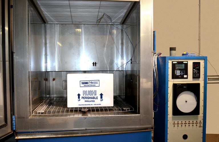 Polar Tech in-house testing chamber