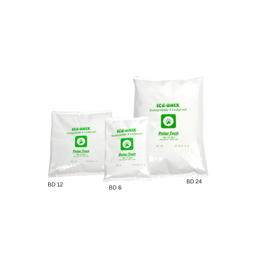 Polar Tech ICE-BRIX biodegradable cold packs