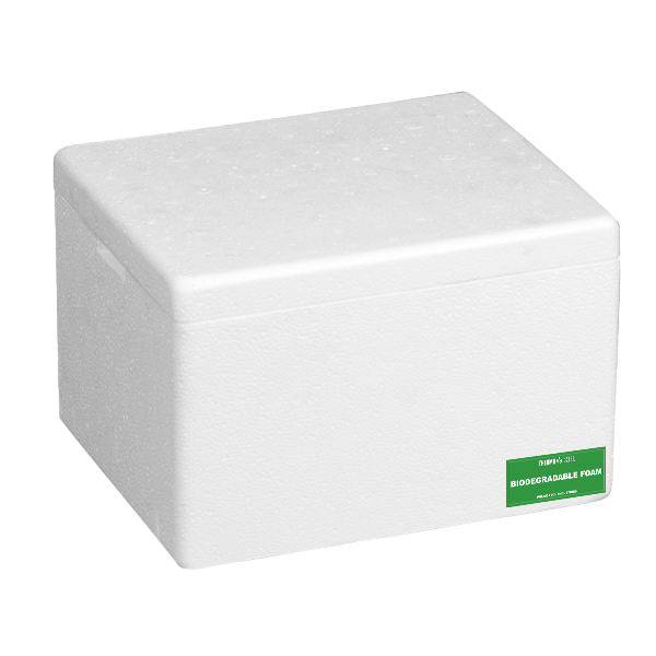 FOAM-W-BIO-LABEL-1 Polar Tech biodegradable foam insulated container